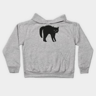 Black cat Kids Hoodie